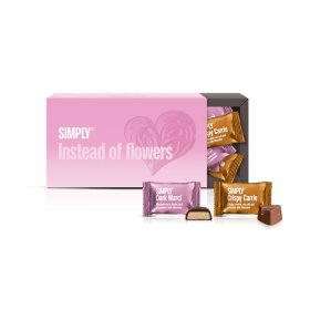 Simply Chocolate Instead of flowers gaveæske, 18 stk.